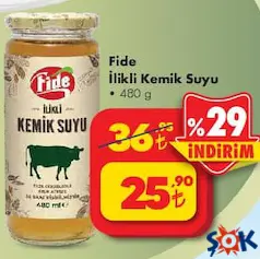 FİDE İLİKLİ KEMİK SUYU 480 G FİDE İLİKLİ KEMİK SUYU 480 G